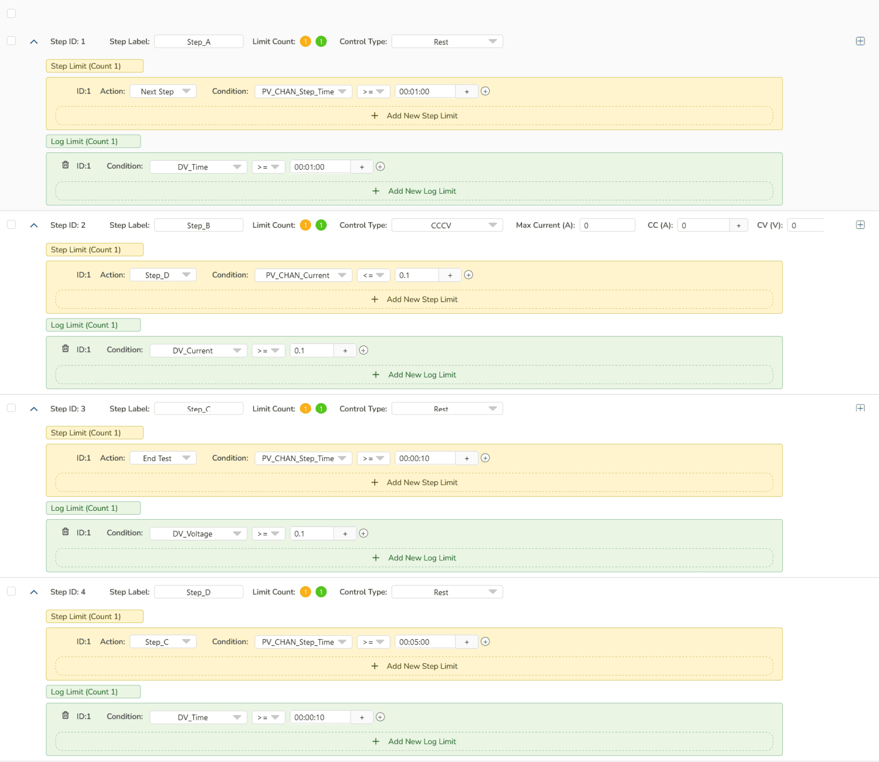 ARBIN-Example Schedule i1