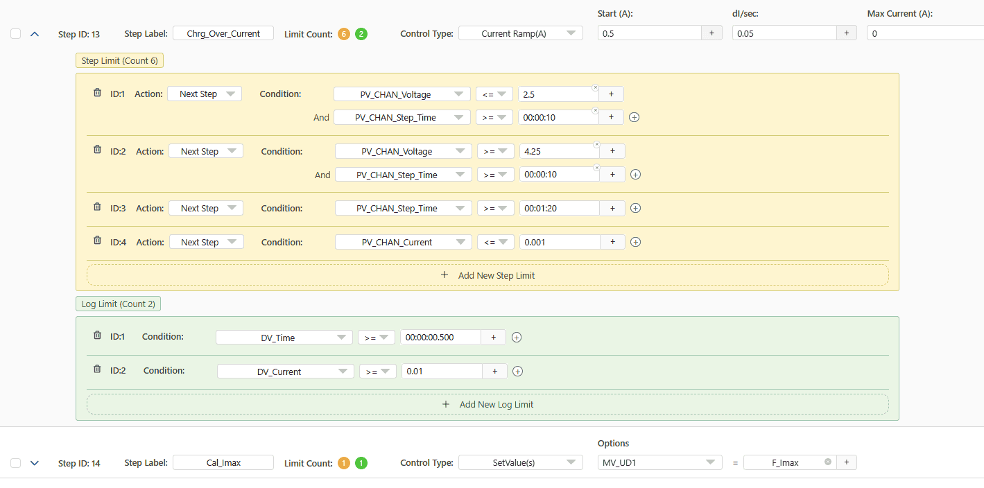 Confirm Charge Overcurrent Protection