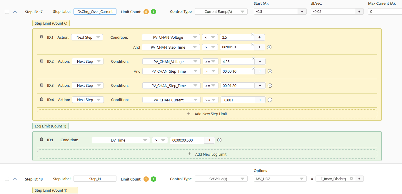 Confirm Discharge Overcurrent Protectio