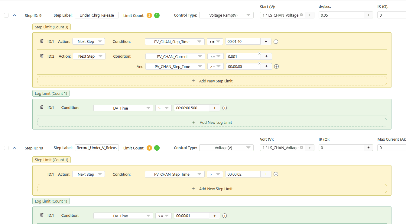 Confirm Undercharge Release