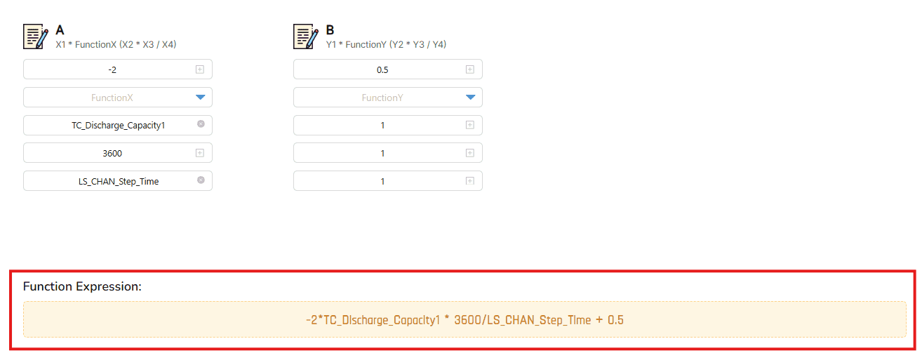 TC discharge capacity