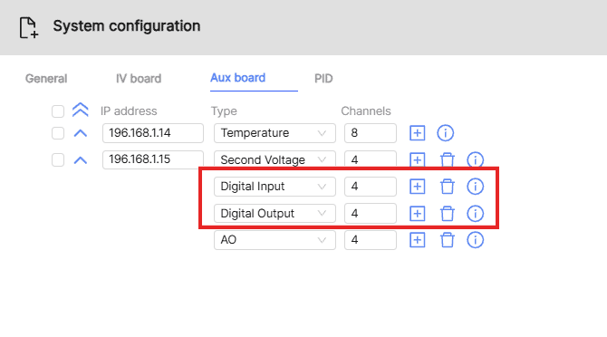 arbin enable digital i o channels mitspro11