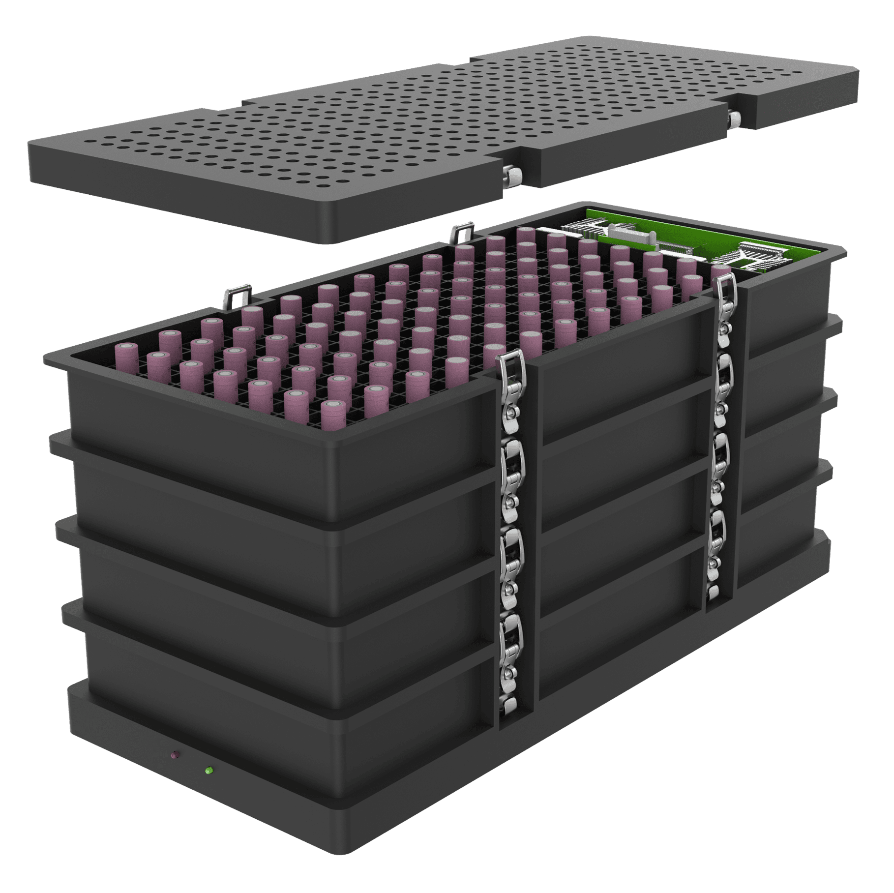 Formation battery tray