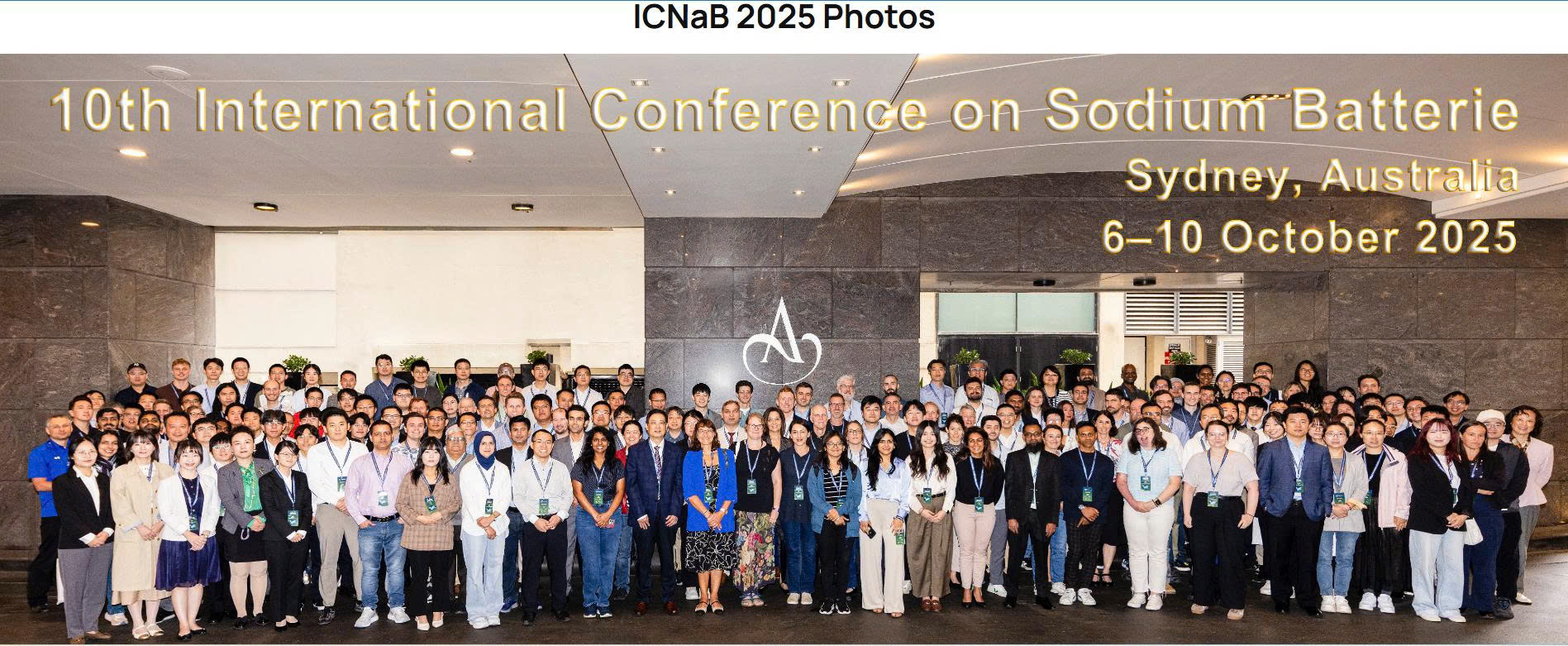 10th international conference on sodium batteries icnab 2025 in sydney